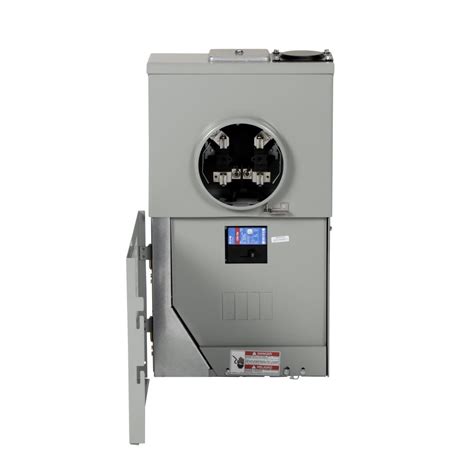 electrical meter box panel|electric meter box with disconnect.